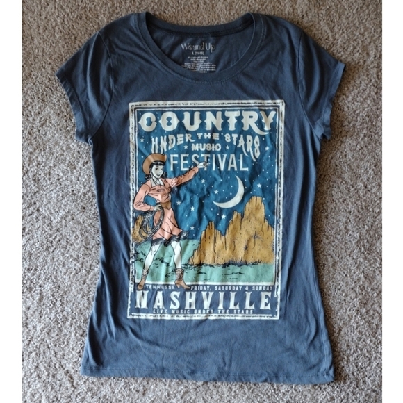 Wound Up Tops - Country Music Festival Top Size L